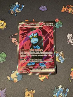 Pokemon Cards Munkidori ex 083/064 Full Art Secret Rare Shrouded Fable - (NM) - Image 1