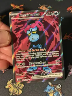 Pokemon Cards Munkidori ex 083/064 Full Art Secret Rare Shrouded Fable - (NM) - Image 2