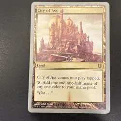 Magic The Gathering Unhinged Complete Set 140/140 City Of Ass Mox Lotus Lands UP - Image 2