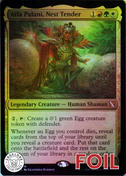 Atla Palani, Nest Tender - Commander 2019 - 38 - NM Foil - Image 1