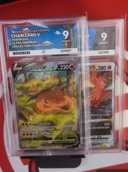 Charizard UPC Promo SWSH260 And SWSH262 Bundle. Ace 9, Very Close 10. Pokemon - Image 1