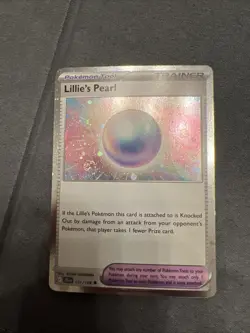 Pokemon TCG Lillie's Pearl 151/159 Cosmo Holo (Swirl) - NM - Image 1