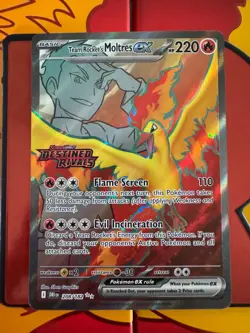 Pokemon Team Rockets Moltres ex Promo Bundle - Image 4