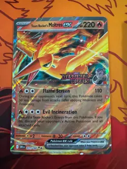 Pokemon Team Rockets Moltres ex Promo Bundle - Image 5
