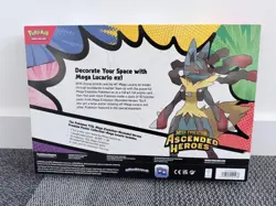 Pokemon Ascended Heroes Premium Poster Collection | Mega Lucario EX | SEALED 🔥 - Image 2