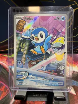 Piplup 2026 Pokemon MEP 042 Promo First Partner Illustration Rare - Image 1