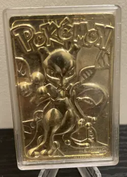 1999 Burger King Gold-Plated Pokemon Mewtwo, Poliwhirl and Charizard - Image 5
