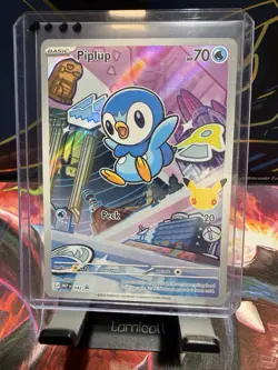 Piplup 2026 Pokemon MEP 042 Promo First Partner Illustration Rare - Image 1