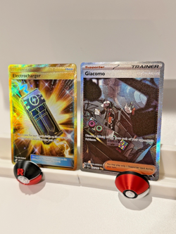 Giacomo SIR + Electrocharger Gold Secret Rare Pokemon Card Lot NM/M - Image 2