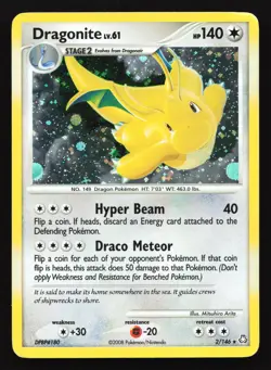 Dragonite 2/146 Legends Awakened Holo Rare Pokemon Card - Image 1