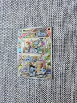 Machoke Mew 151 177/165 Full Art English Pokemon Card - Image 2
