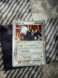 Pokemon TCG Aggron EX 89/100 EX Crystal Guardians 2006 Holo Rare Card - Image 1