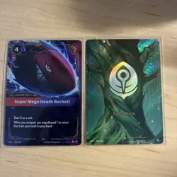 Super Mega Death Rocket! (Foil) - Riftbound Origins NM-Calm Rune Included MINT - Image 1