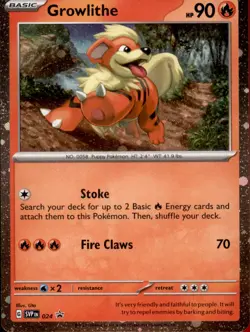 Growlithe 024 Holofoil - Pokemon SV: Scarlet & Violet Promo Cards - Image 1