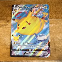 Pokemon Card Flying Pikachu VMAX 007/025 Ultra Rare Celebrations Near Mint - Image 1