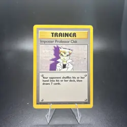 IMPOSTER PROFESSOR OAK - 73/102 - Base Set - Pokemon Card - NM -c - Image 1