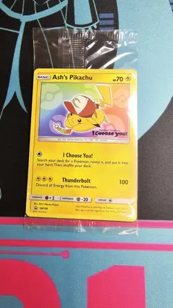Ash's Pikachu - SM108 - Sealed , SM Regular - Pokemon Card Promo - Image 1