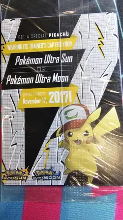 Ash's Pikachu - SM108 - Sealed , SM Regular - Pokemon Card Promo - Image 4