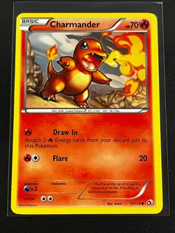 Charmander 17/113 - Legendary Treasures Common Pokemon TCG Card LP - Image 1