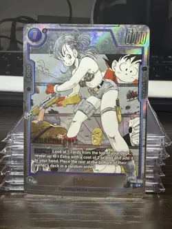 Bulma FB06-035 Alternate Art Dragon Ball Manga Booster Card Fusion World Manga - Image 1