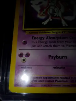 Mewtwo 3 WB Black Star Promo The First Movie Pokemon Card last chance to buy - Image 4