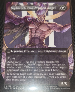 Sephiroth, Fabled Soldier Mythic Rare 0382 Non Foil Borderless art Magic MTG - Image 3