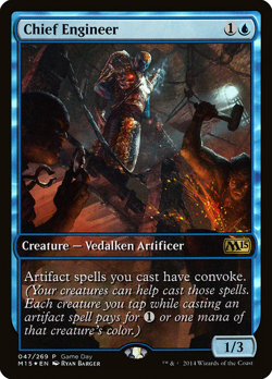 MTG Chief Engineer (Game Day) [Magic 2015 Promos] - NM Foil - Image 1