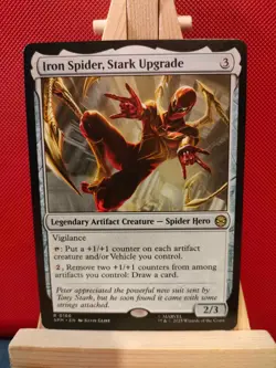 Iron Spider, Stark Upgrade - Marvel's Spider-Man - NM - Rare - MTG - Image 1