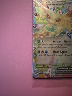 Pokemon Prismatic Evolutions Leafeon ex 006/131 Surprise Box Stamped Sealed - Image 4