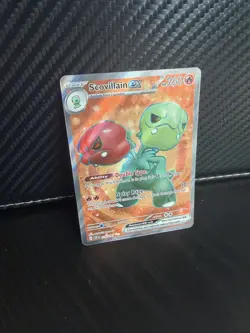Pokemon Scovillain ex Ultra Rare Holo 216/191 SV08 Surging Sparks HP 260 - Image 2