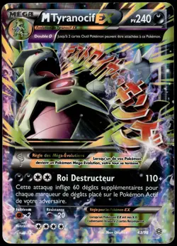 Carte pokemon JUMBO M Tyranocif EX 43/98 PROMO 2016 carte geante FR - Image 1