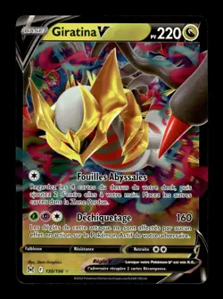 Carte Pokemon GiratinaV 130/196 Origine Perdue FR - Image 1