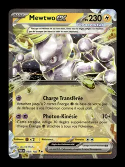 Carte Pokemon Mewtwo ex 058/182 Faille Paradoxe FR - Image 1