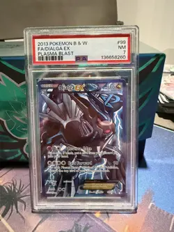 2013 Pokemon FA/Dialga Ex 99/101 Plasma Blast PSA 7 - Image 1
