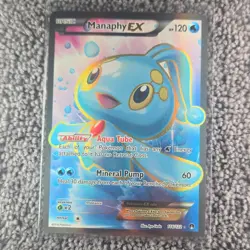 The Pokemon Company Manaphy EX Breakpoint Full Art Ultra Rare Holo 116/122 - Image 1