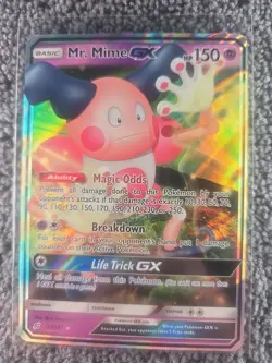 Pokemon Mr Mime GX 67/181 Holo Sun & Moon Team Up Ultra Rare Full Art 2019 NM - Image 1