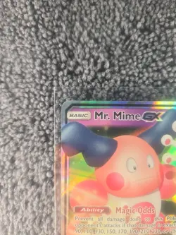 Pokemon Mr Mime GX 67/181 Holo Sun & Moon Team Up Ultra Rare Full Art 2019 NM - Image 2