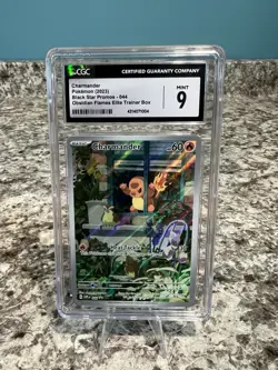 Pokemon TCG Charmander Obsidian Flames ETB Black Star Promo SVP 044 CGC 9 - Image 1
