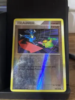 Switch 128/132 Mp Reverse Holo PRINT LINE ERROR Pokemon. - Image 3