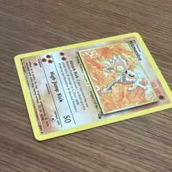 Pokemon TCG Hitmonlee 22/62 Fossil Rare LP Non Holo - Image 2