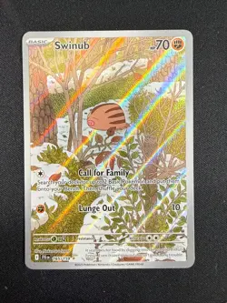 Swinub - 165/159 - Illustration Rare Journey Together - Pokemon (NM) - Image 1