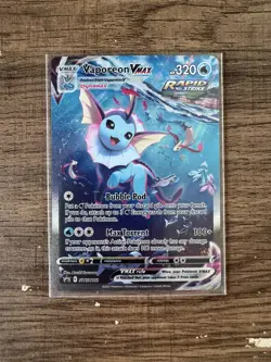 Pokemon TCG Vaporeon VMAX SWSH182 Sword & Shield Black Star Promo Holo - Image 1