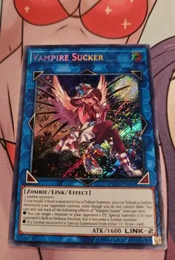 Yu-Gi-Oh! Vampire Sucker FLOD-EN050 UNLIMITED Secret Rare NM-MINT! - Image 1