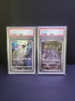 PSA 10 Sequential Cert Mew & Mewtwo #183 Japanese Pokemon Card 151 Set - Image 1