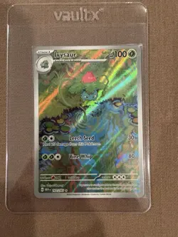 Pokemon TCG Ivysaur Scarlet Violet-151 Holo Card 167/165 IR English - Image 1