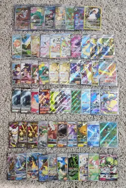All English Hits, Pokemon TCG Lot - 57 Full Art Cards! - 70% market All NM - Image 1