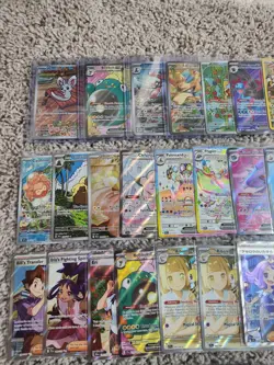 All English Hits, Pokemon TCG Lot - 57 Full Art Cards! - 70% market All NM - Image 2