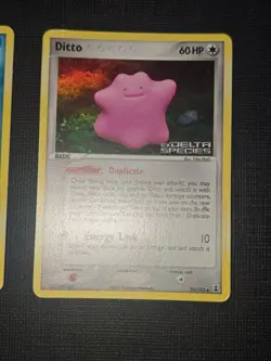 Pokemon Ditto Delta Species Stamped Squirtle 35 40 Holo Vintage Ex Card Lot Of 2 - Image 4