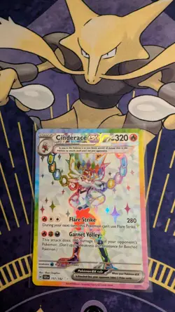 157/142 Cinderace ex : Rare Ultra Card : Stellar Crown : Pokemon TCG - Image 1