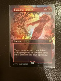 Mtg DFT SPG — Chandra’s Ignition —Foil—NM - Image 1